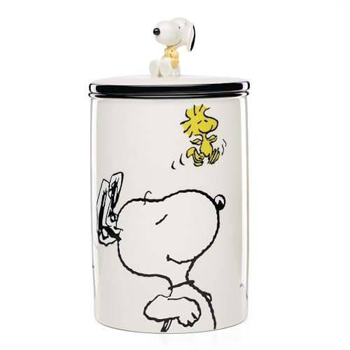 Lenox Chef Snoopy Porcelain Canister, 86oz, for Kitchen Counter - style: Large Canister