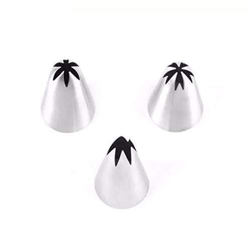 Symphony Wire Tips, Stainless Steel Icing Piping Nozzles For Pastry Fondant Tools (grass & flower) - color: Grass & Flower