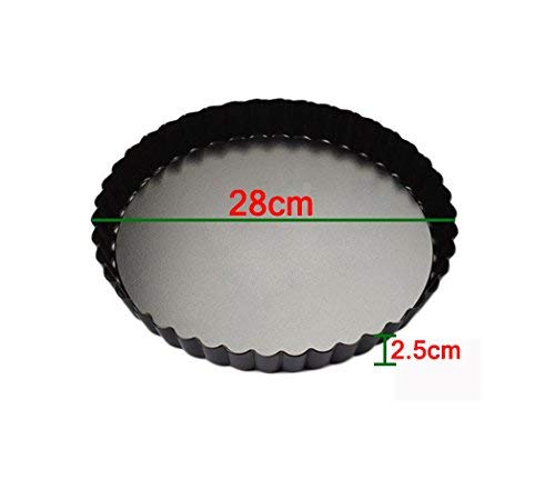 11 inch Non-Stick Loose Bottom Cake Mold Quiche Pan Chrysanthemum Pie and Cake Mould Pizza Pan