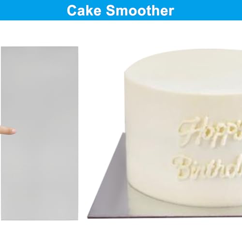 10 Inch Stainless Steel Cake Scraper, Cake Smoother