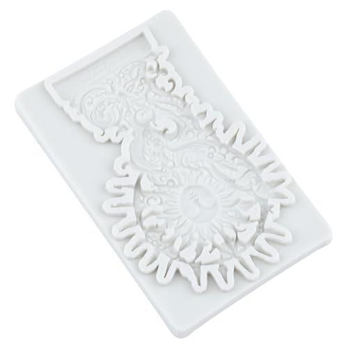 Baroque Fondant Mold Sun and Cross Silicone Mold Sun Face Molds - color: Style K