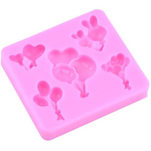 ZiXiang Bear Silicone Mold Balloon Fondant Molds Bear Candy Mold Set Of 4 - color: Style F