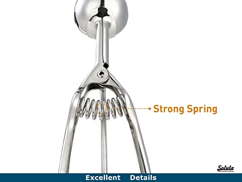 Professional 18/8 Stainless Steel Medium Cookie Scoop, Size 40 - size: #40 (1.7 Tbsp)