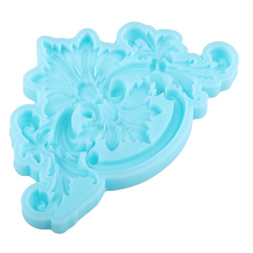 Baroque Fondant Mold Curlicues Scroll Lace Silicone Molds - color: Style J