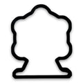 Ferris Wheel Cookie Cutter with Easy Push Design (4 inch)