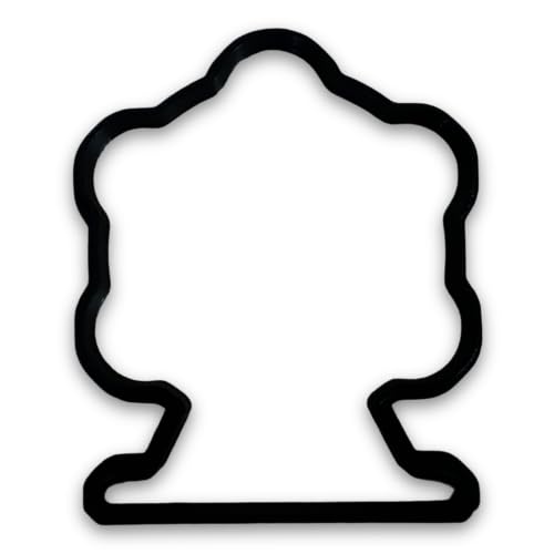 Ferris Wheel Cookie Cutter with Easy Push Design (4 inch)