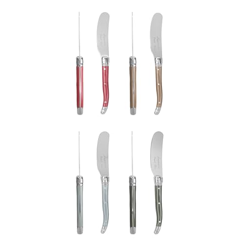 8-Piece Laguiole Spreader Set - Holly Berry - style: Holly Berry