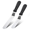 Kootek Angled Icing Spatula, Stainless Steel Offset Spatula, 6" & 8" - size: 6 and 8 Inches