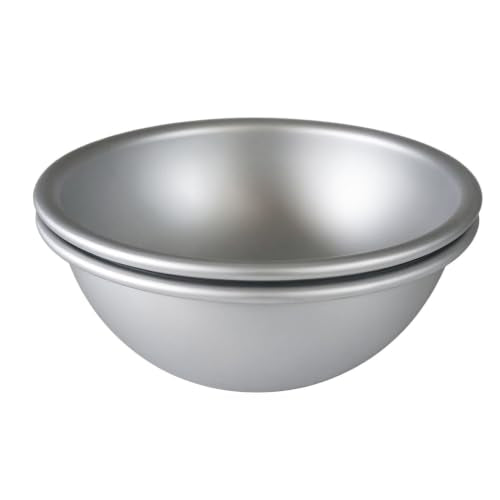 6 Inch Sphere Cake Pan, Hemisphere Anodized Aluminum Baking Mold - size: 6 Inch