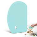 Silicone Dough Scraper with Metal Core Flexible Bowl Scraper Bread Baking - color: Mint Green