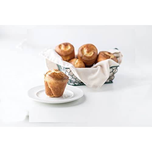 Mrs. Anderson's Baking 6-Cup Popover Pan, Carbon Steel with Non-Stick Coating, PFOA Free, 15.75 x 9 x 2.25-Inches - style: Popover, 6-Cup