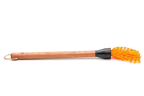 Outset Basting Brush With Rosewood Handle, BBQ Sauce Mop - style: Mop