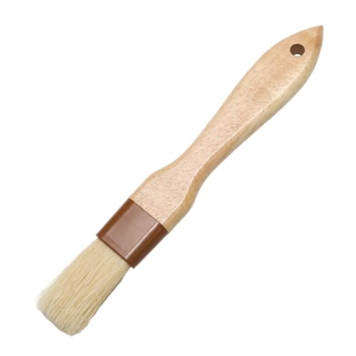 1 Inch Pastry Brushes for Baking, Natural Bristle Basting Brush