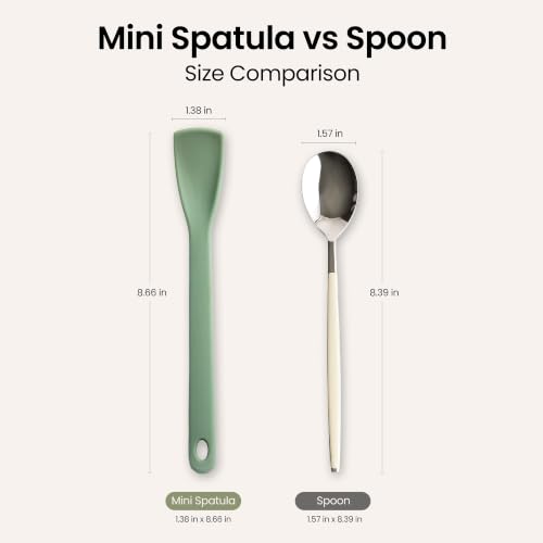 Silicone Mini Spatula 3-Piece Set - color: Cool Mix