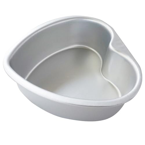 Heart Shaped Cake Pan 6 Inch, 2 Pack Aluminum Baking Mold - size: 6 Inch Aluminum
