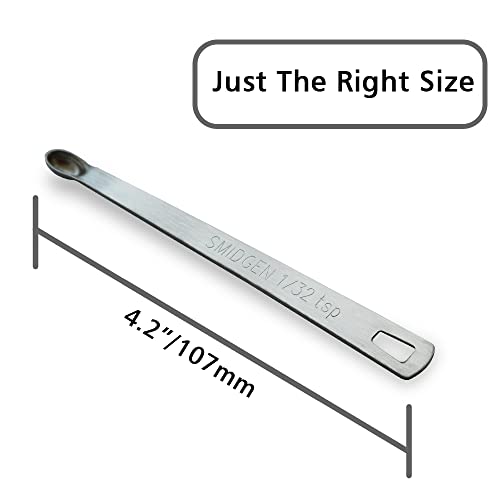 2PCS 1/32tsp(0.16ml) Mini Measuring Spoon, Small Teaspoon for Tiny Amounts - size: 1/32tsp|0.16 ml|0.16cc