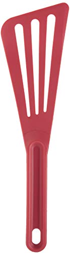 Mercer Culinary Hell's Tools Hi-Heat Slotted Spatula, 12 Inch x 3.5 Inch, Red - color: Red, size: 12 Inch
