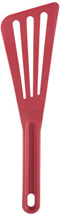 Mercer Culinary Hell's Tools Hi-Heat Slotted Spatula, 12 Inch x 3.5 Inch, Red - color: Red, size: 12 Inch