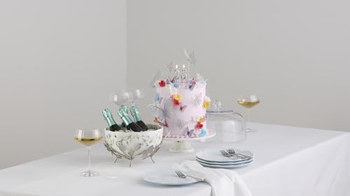 Lenox Butterfly Meadow 25th Anniversary Porcelain Cake Stand - style: Cake Platter