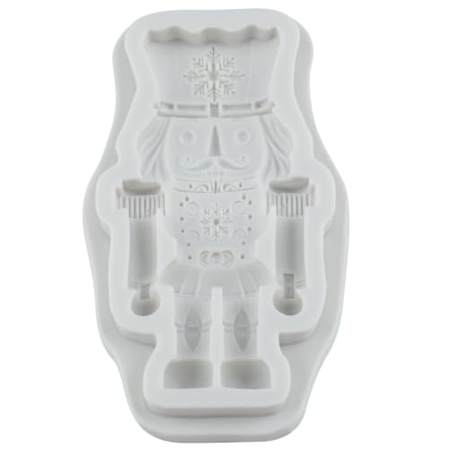 Christmas Nutcracker Silicone Mold Soldier Fondant Candy Molds - color: Style L
