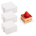 uxcell 150 Pcs Mini Cake Board 3.5 Inch Mousse Base Square White - color: White, size: 3.5 Inch