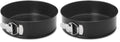 HIWARE 8 Inch Non-stick Springform Pan with Removable Bottom - Leakproof Cheesecake Pan (Pack of 2) - size: 8-Inch (Pack of 2)