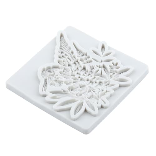 Flower And Bee Silicone Mold Bee Floral Fondant Molds - color: Style Q