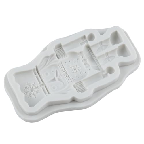 Christmas Nutcracker Silicone Mold Soldier Fondant Candy Molds - color: Style L