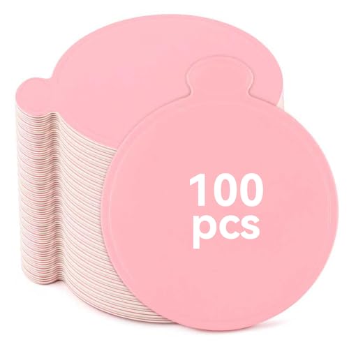 PineHaven 100 Pcs Mini Cake Boards 3 Inch,Pink Round Cardboard Cupcakes Base for Desserts, Pastries, Mousse, Food Grade Disposable Cake Display Board for Wedding,Party Bakin,Birthday,Cake DIY - size: 3.1 inch Pink