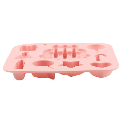 9 Cavity Birthday Cake Theme Silicone Candy Molds
