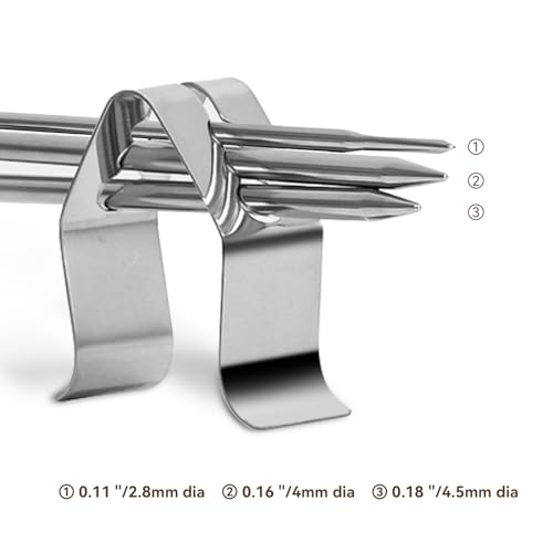 10 Pieces 3-Hole Probe Holder Clip, A Style Design