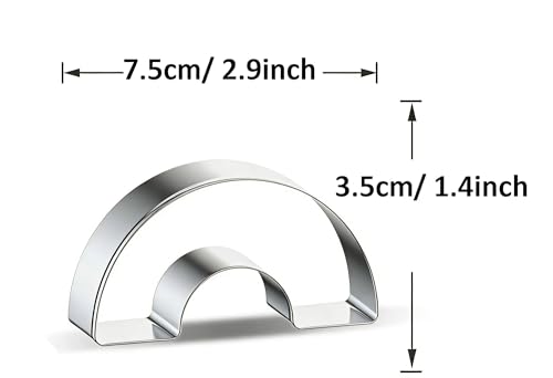 Rainbow Cloud Shape Biscuit Cookie Cutter