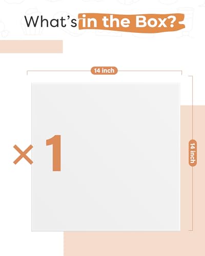 Kootek Cake Board 14 Inch Square Cake Drum Base para Pastel, 1 Pack - size: 14 Inch/1 Pack