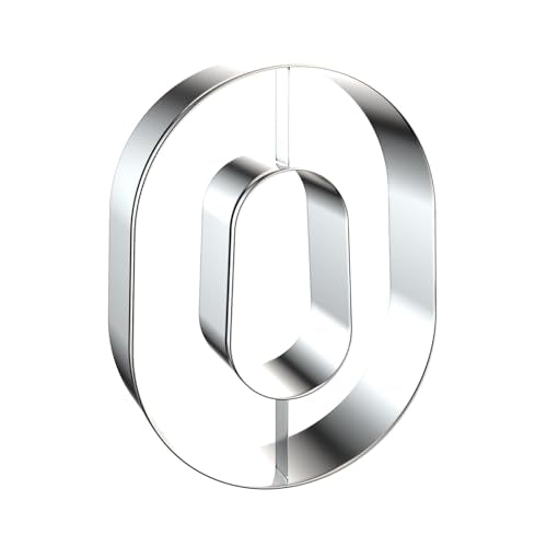 4 Inch Number Cookie Cutter Set - 9 Pcs Extra Large Xzhloym Cookie Cutters Shapes - Stainless Steel - color: 4 Inch Numbers - 9Pcs
