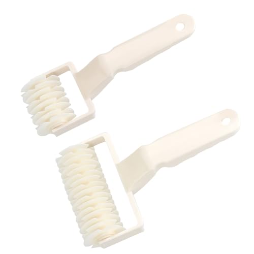 Dough Cookies Pie Bread Lattice Cutter Roller Kitchen Tools for Homemade (Large and Small)