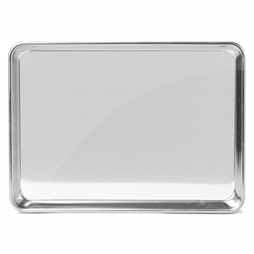 GRIDMANN 13" x 18" Commercial Grade Aluminum Cookie Sheet Baking Tray Jelly Roll Pan Half Sheet - 6 Pans - size: 13 x 18 - Standard