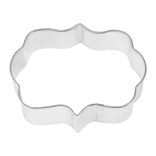 R&M Birthday Cookie Cutter 4-Piece Gift Set-Includes Cake and Candle, Plaque, Present, Balloon Bunch Cookie Cutter with Recipe Card - Steel