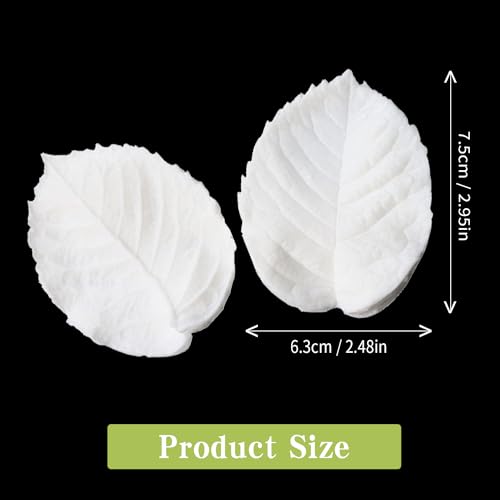 KALAIEN Leaf Petal Veiner Gum Paste Mold - color: Rose Petal
