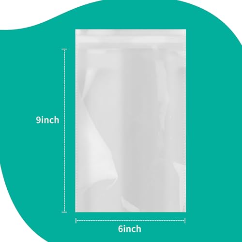 iMailer 1000 Pack 6" x 9" Cellophane Bags Self Sealing