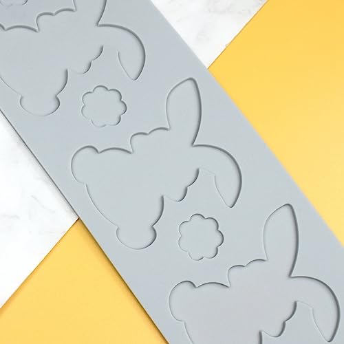 Love Silicone Lace Mold, Cake Mat, Fondant Impression Mats, Heart Pattern Lace Mat for Cake Decorating Valentine's Day (I_ Rabbit) - size: I_ Rabbit