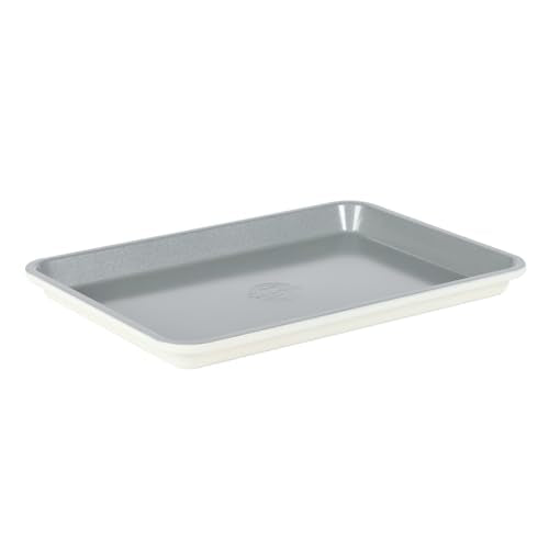 Sur La Table Kitchen Essential Bake Sale 13 X 9 Inch PFOA, PFAS, PTFE Free Nonstick Cookie/Baking Sheet - Linen White - size: Baking Sheet (13" x 9")