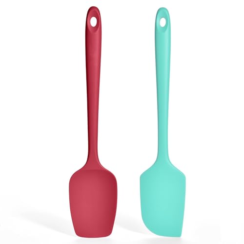Silicone Spatula Set, 600ºF Heat Resistant, 2Pcs, Multicolor 2 - color: Multicolor2