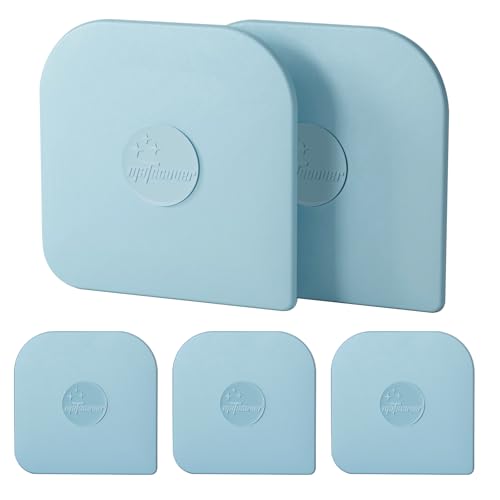 Pan Scraper, 5 Pcs Pot & Dish Scraper Plastic, Sturdy Scraper Kitchen Tool - color: Aqua, size: 5 Pcs