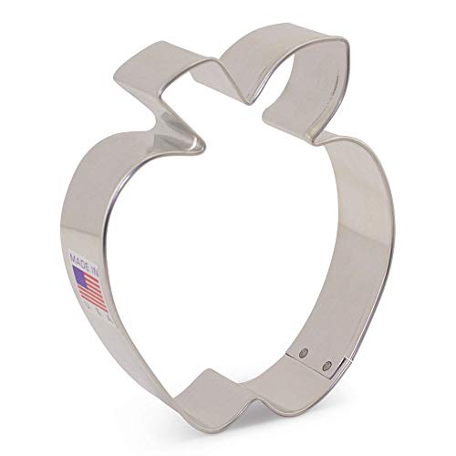 Ann Clark Apple Cookie Cutter, 3-1/2” Made in USA - style: Apple