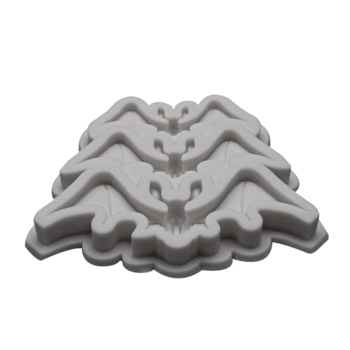 Halloween Silicone Molds Bat Ghost Skull Chocolate Mold