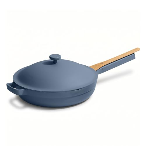 Our Place Always Pan 2.0, 10.5" Ceramic Nonstick Pan, 2.6 Qt - color: Blue Salt, size: 10.5"