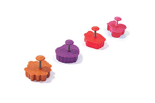 Fox Run Lovers Pie Cutter Set, Set of 4, Multicolor - style: Lovers Pie Cutters