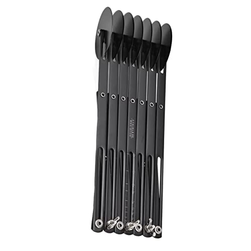 Pastry Roller Cutter, Stainless Steel Dough Cutter with Adjustable Wheel and Locking Knob, Multi Wheel Pastry Knife for Pizza Pasta Cookies (7 rounds) - size: 7 rounds