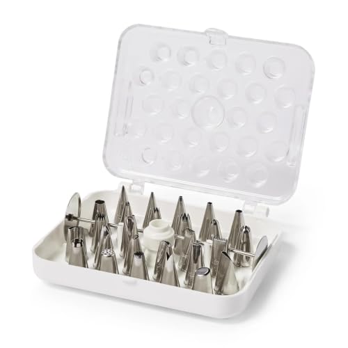 Ateco Cake Decorating Set, 29 Piece, Plastic, - size: #782 29 pc Decorating Tip Set