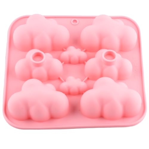 8 Cavity Clouds Shaped Silicone Chocolate Molds - color: Style C